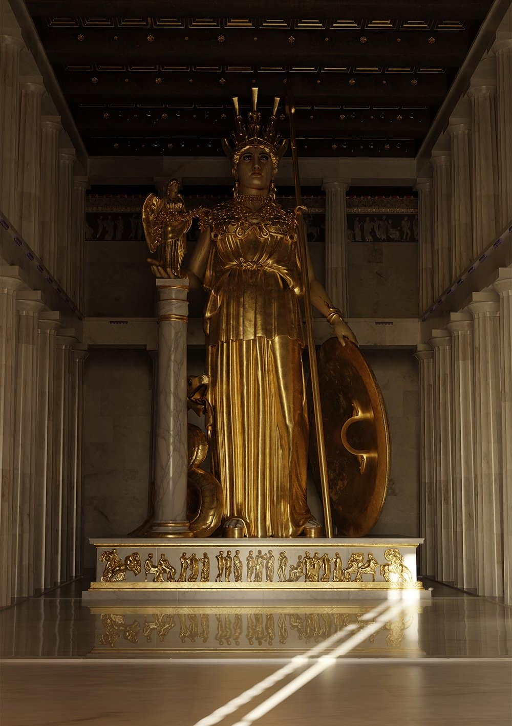 Parthenon 3D Athena
