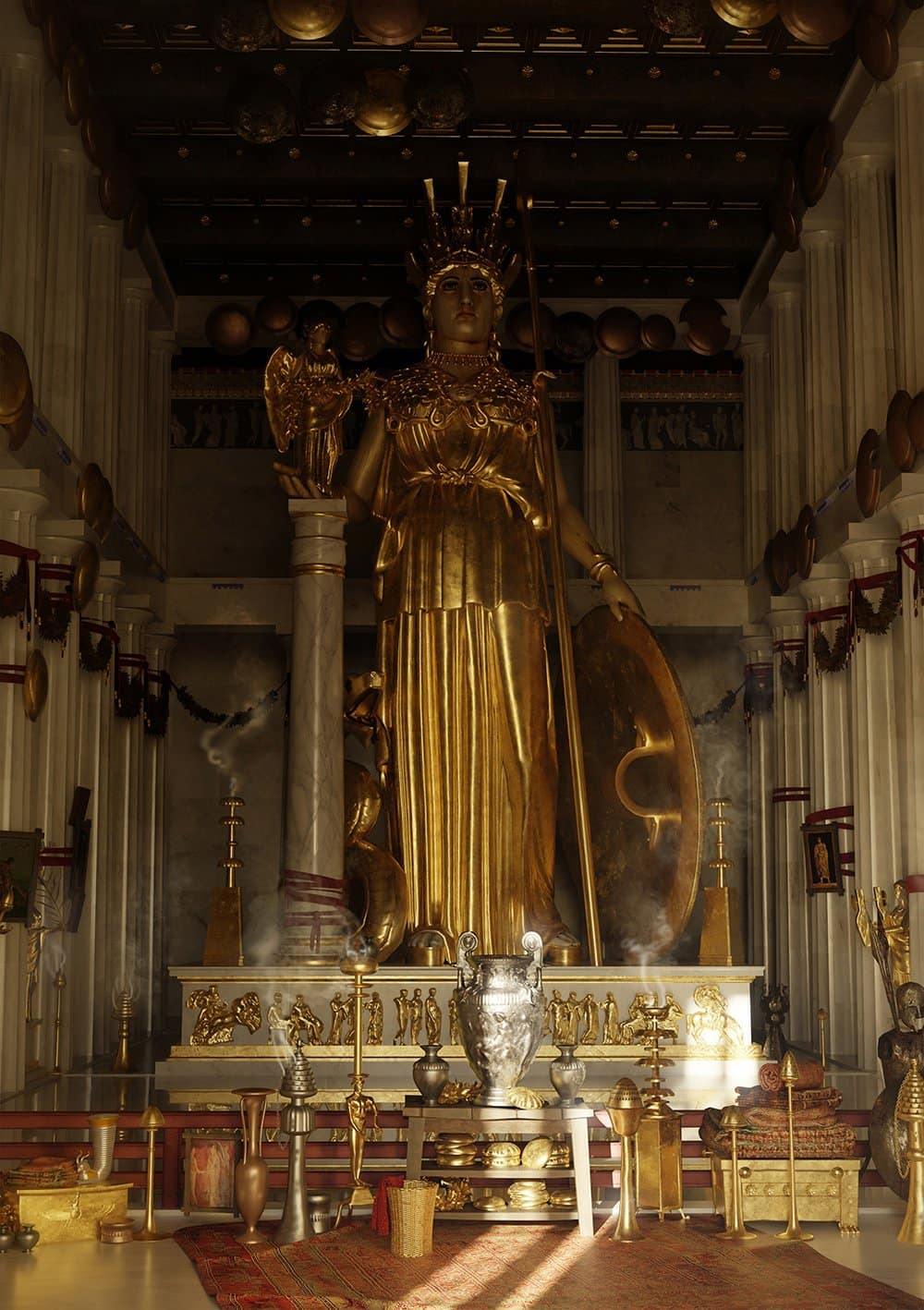 Parthenon 3D Athena